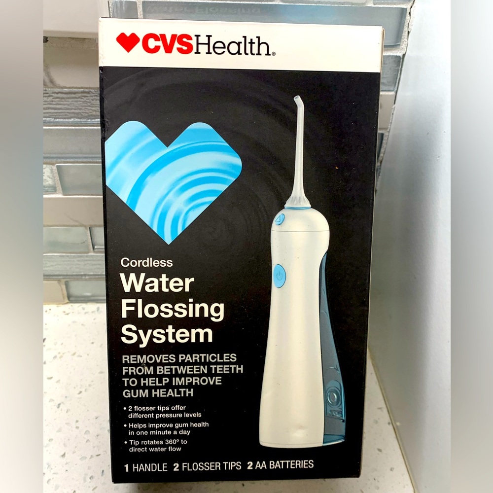 CVS Health Cordless Water Flossing System Reviews BRAND NEW!